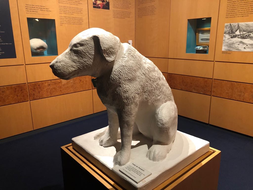 Paddy statue in the Museum. Photo credit: Museums Wellington