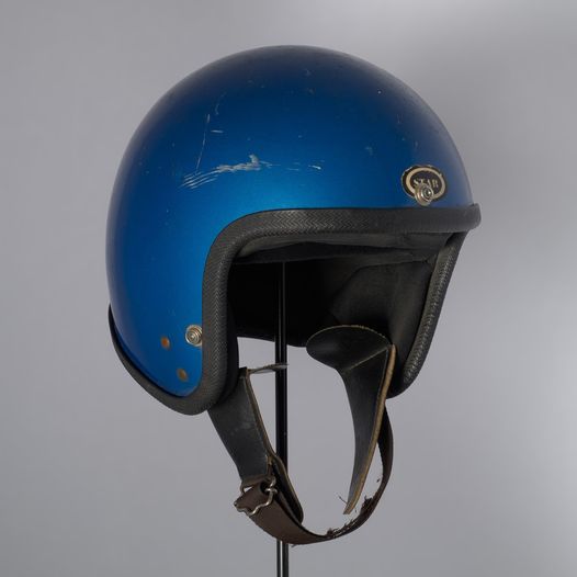 Helmet was worn by Anne Bogle during other anti-tour protests.