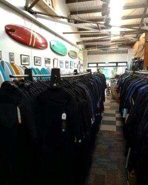 RealSurf Co. Surf shop at Lyall Bay