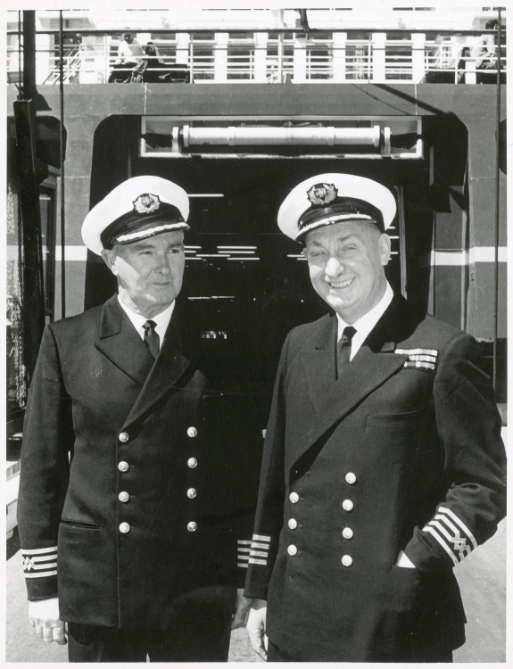 Captain H.G. Robertson and Captain E.G.K. Meatyard, 31 October 1966