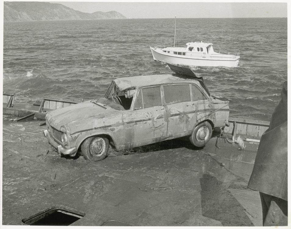 Car salvaged from the TEV Wahine wreck