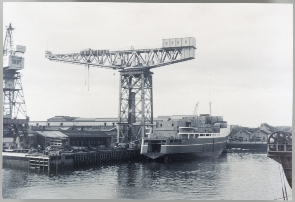 TEV Wahine at Fairfield, Glasgow, taken about July/August 1965