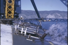 Salvage work aboard the TEV Wahine wreck