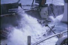 TEV Wahine wreck during heavy seas