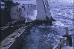 TEV Wahine wreck in heavy seas